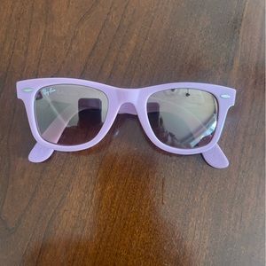 Ray-Ban youth wayfarer mirrored sunglasses